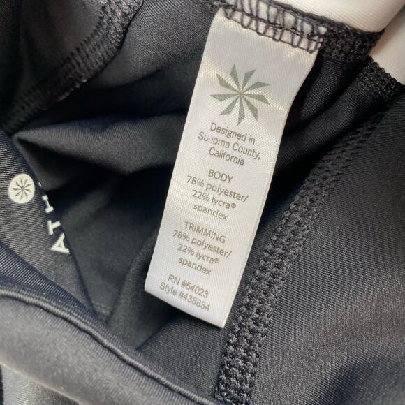 ATHLETA Floral Fade Ankle Leggings Reflective Black Multi Women’s XS 438834-00 - Picture 11 of 13